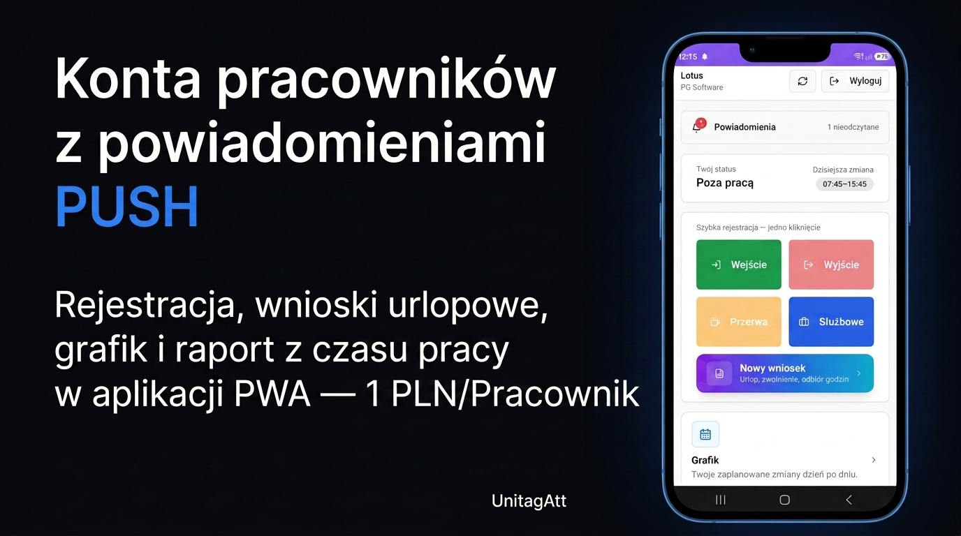 Konta Pracownicze – dostęp przez smartfon